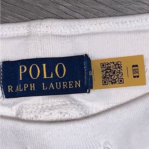 POLO RALPH LAUREN Men's Hawaiian Floral Logo Fleece Sweat Shorts White NWOT - Picture 5 of 8